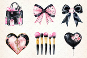 Black and Pink Mother's Day Clipart, an Illustration by Dream Creation (Thumbnail 4 of 6)