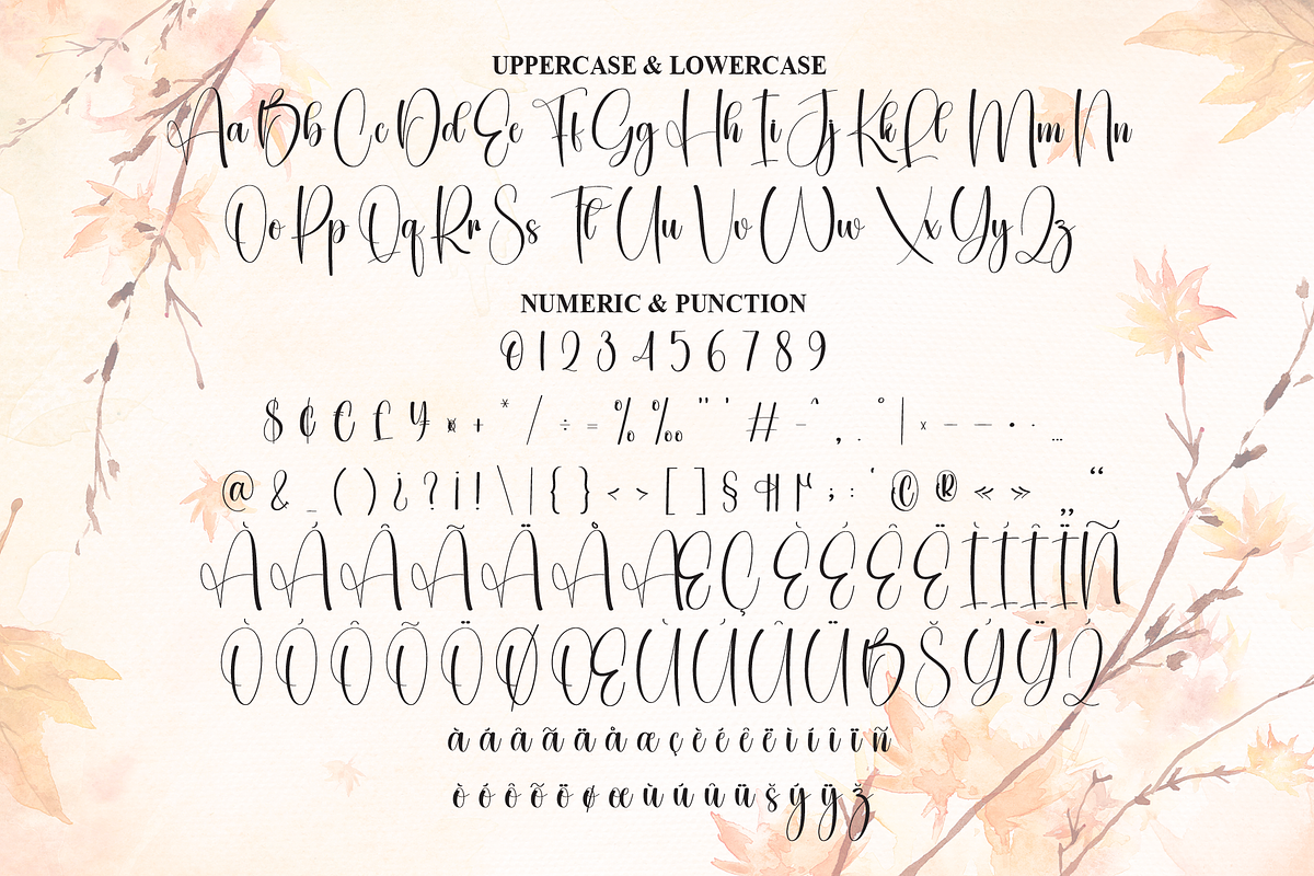 Autumn | Script Font, a Handwritten Font by Scratchones (Photo 7 of 9)