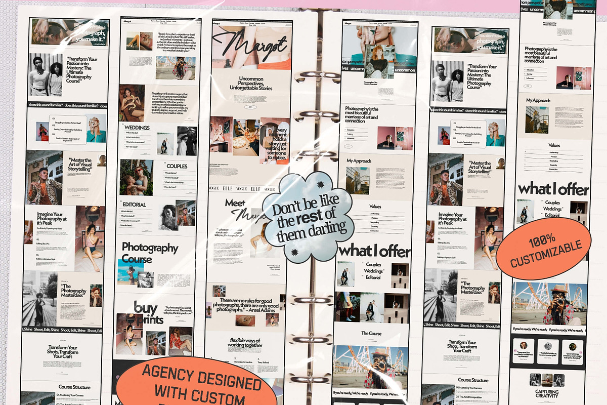 Photography Squarespace Website, a Templates & Theme by Kill Vanilla Studio (Photo 3 of 9)