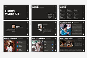 Media Kit Google Slides Template