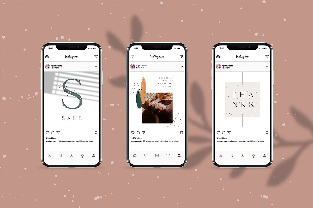 ANIMATED Instagram Posts – Lucia, a Social Media Template by AgataCreate (Photo 5 of 11)