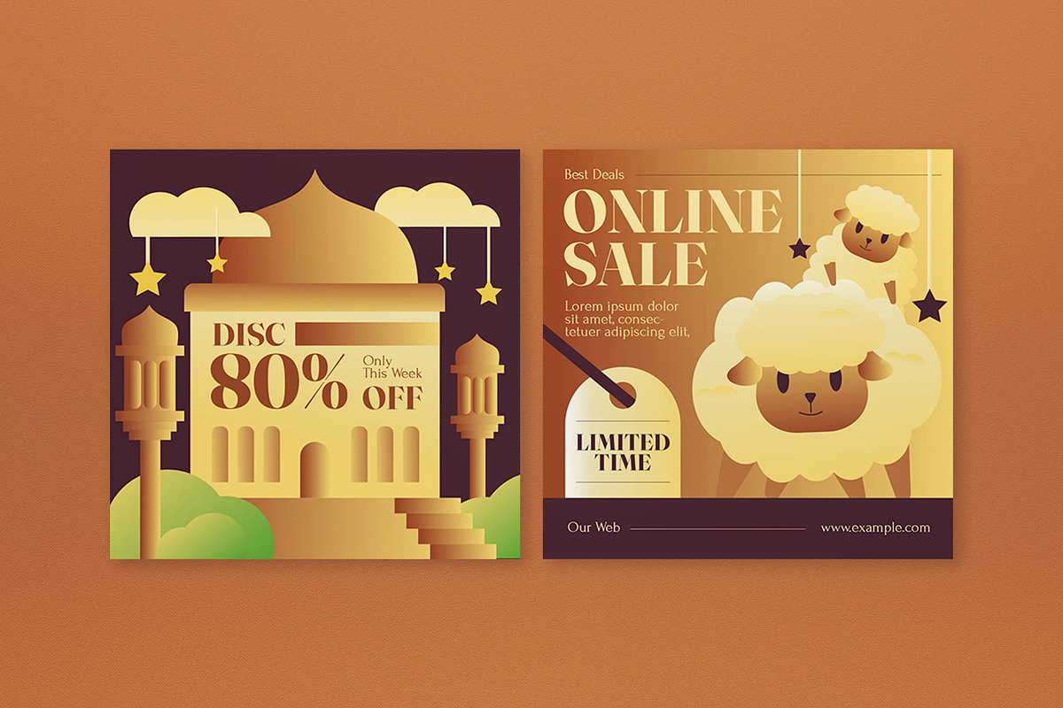 Brown Y2k Evolution Sale Banner, an UI Kit Template by graphicook (Photo 3 of 5)