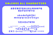 Colence 3D, a Sans Serif Font by Craft Supply Co. (Thumbnail 8 of 8)