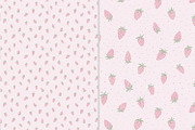 Pink strawberry pattern baby girl, an Object Illustration by DigitalArsiart (Thumbnail 2 of 4)