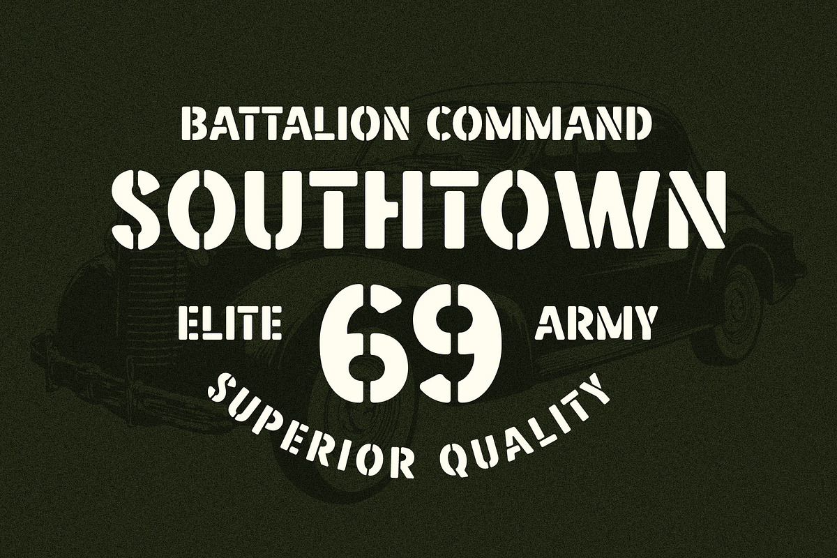Straight Fighter, a Sans Serif Font by Arterfak Project (Photo 2 of 13)