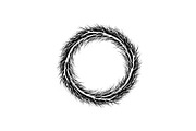Hand Drawn Wreath Frame Bundle, an Illustration by yasushie (Thumbnail 22 of 51)