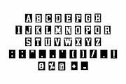 Varsity Block font, a Slab Serif Font by Fourteen Letter (Thumbnail 6 of 6)