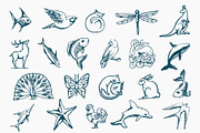 Hand Drawn Animals, an Animal Illustration by Michael Rayback Design (Thumbnail 2 of 4)