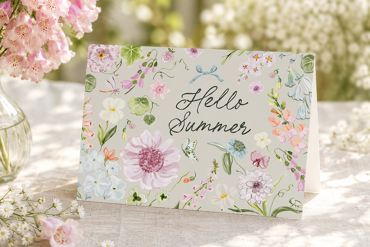 Wildflower Garden Watercolor Set, a Decorative Illustration by Karma (Photo 2 of 15)