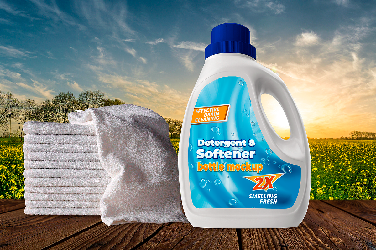 Detergent Bottle Mockup, a Templates & Theme by rogeriomarcos (Photo 5 of 10)