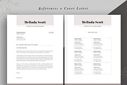 Resume Template Word and InDesign, a Resume Template by Advaita Printables (Thumbnail 4 of 5)