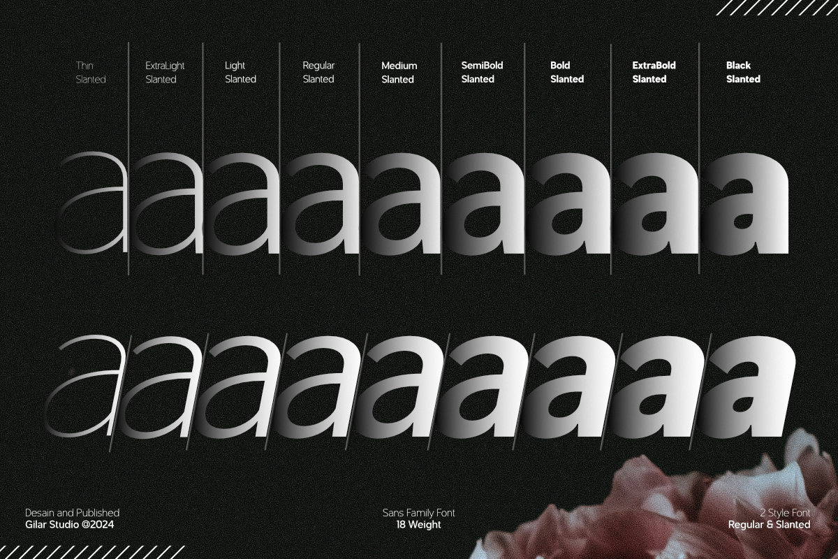 Articulo - Sans Font Family, a Sans Serif Font by Gilar Studio (Photo 3 of 14)