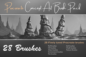 PROCREATE COMBO 1 - 108 Brushes