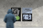 Glued Poster Mockup, an Advertising Mockup by graphicpages (Thumbnail 4 of 9)