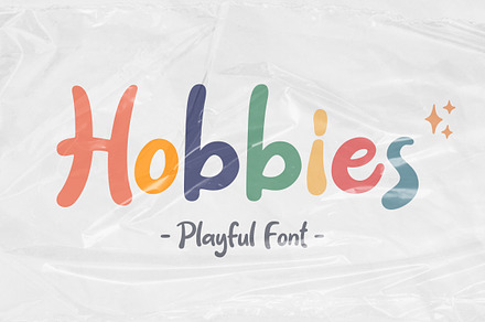 Hobbies - Playful Font