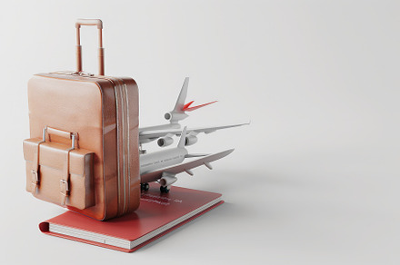 Luggage or baggage and planes placed, a Background Photo by Pixeness