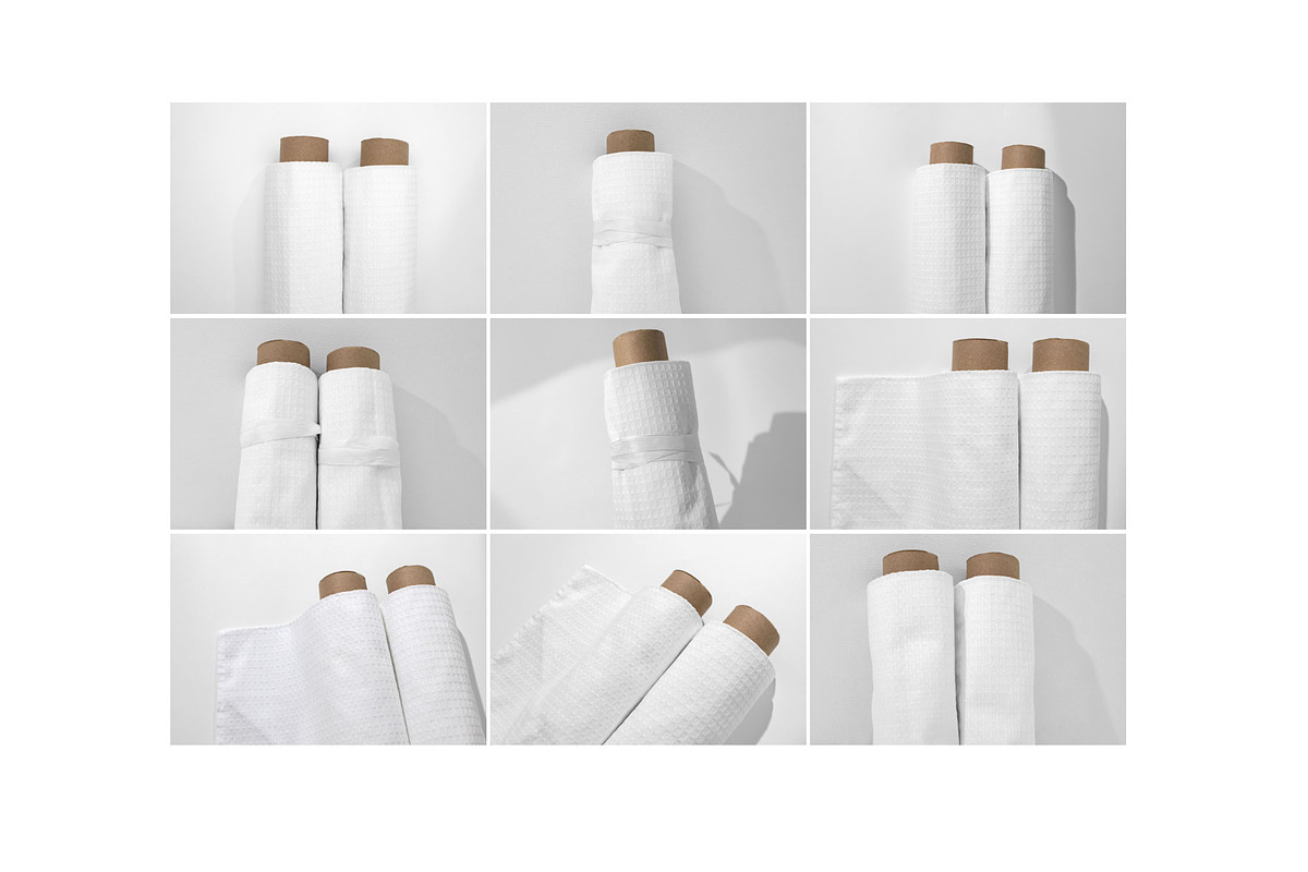 34 Fabric Mockup Bundle, a Packaging Mockup by bazarova (Photo 10 of 12)