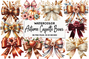 Autumn Collection Clipart, an Illustration by DreamArtGraphic
