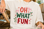 Oh What Fun Christmas Sublimation, a Seasonal Illustration by Creative Art (Thumbnail 2 of 3)