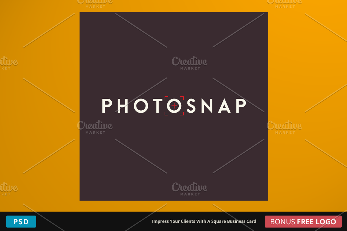 PhotoSnap Business Card - Square, a Business Card Template by SketoNeto (Photo 3 of 5)