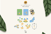 Baby Duck Clipart & Patterns Bundle, an Animal Illustration by lilovwishes (Thumbnail 5 of 8)