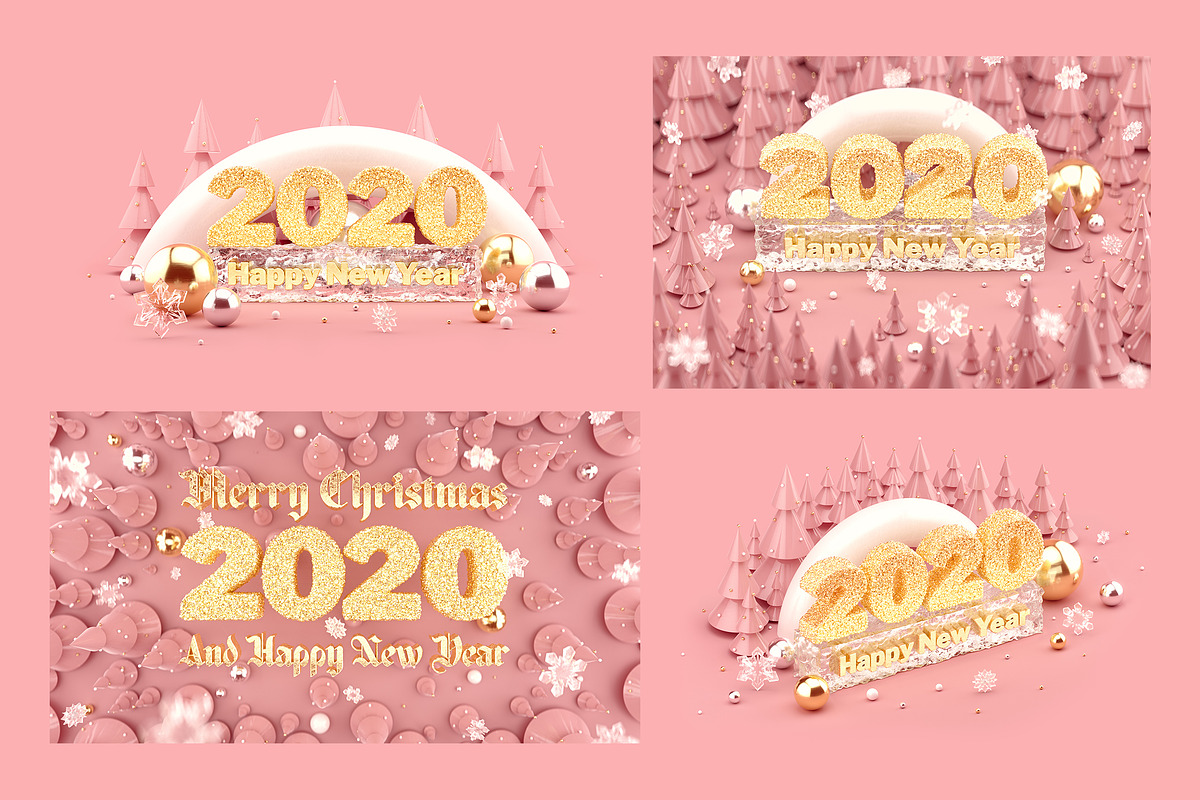 Christmas Scene Creator, a Decorative Illustration by Mockups & Illustrations (Photo 4 of 16)