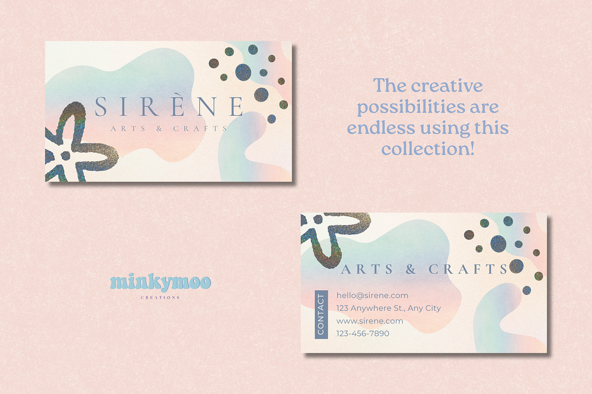 Glitter Elements & Watercolor Shapes, a Texture Illustration by Minky Moo Creations (Photo 13 of 15)