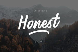 Honest Typeface