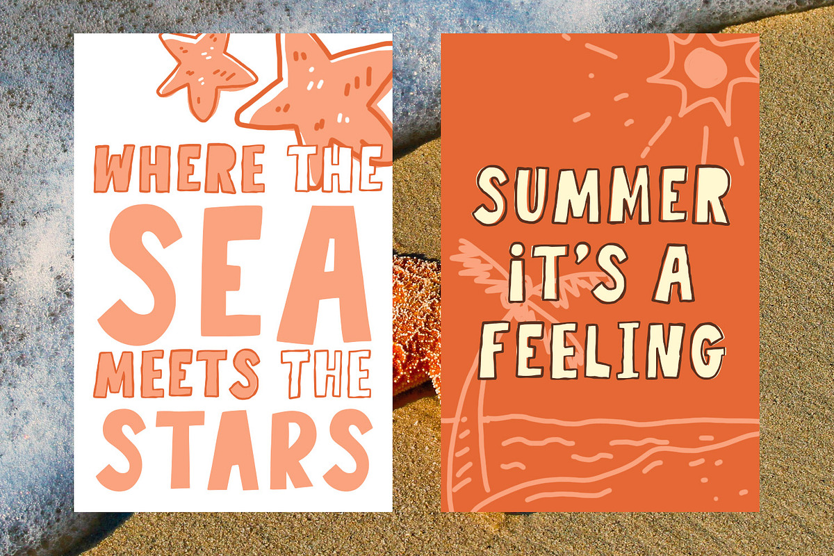Peach Coast, a Symbol Font by Nathatype (Photo 3 of 12)