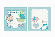 Baby Shower Clipart Bundle, an Illustration by Helospace (Thumbnail 6 of 10)