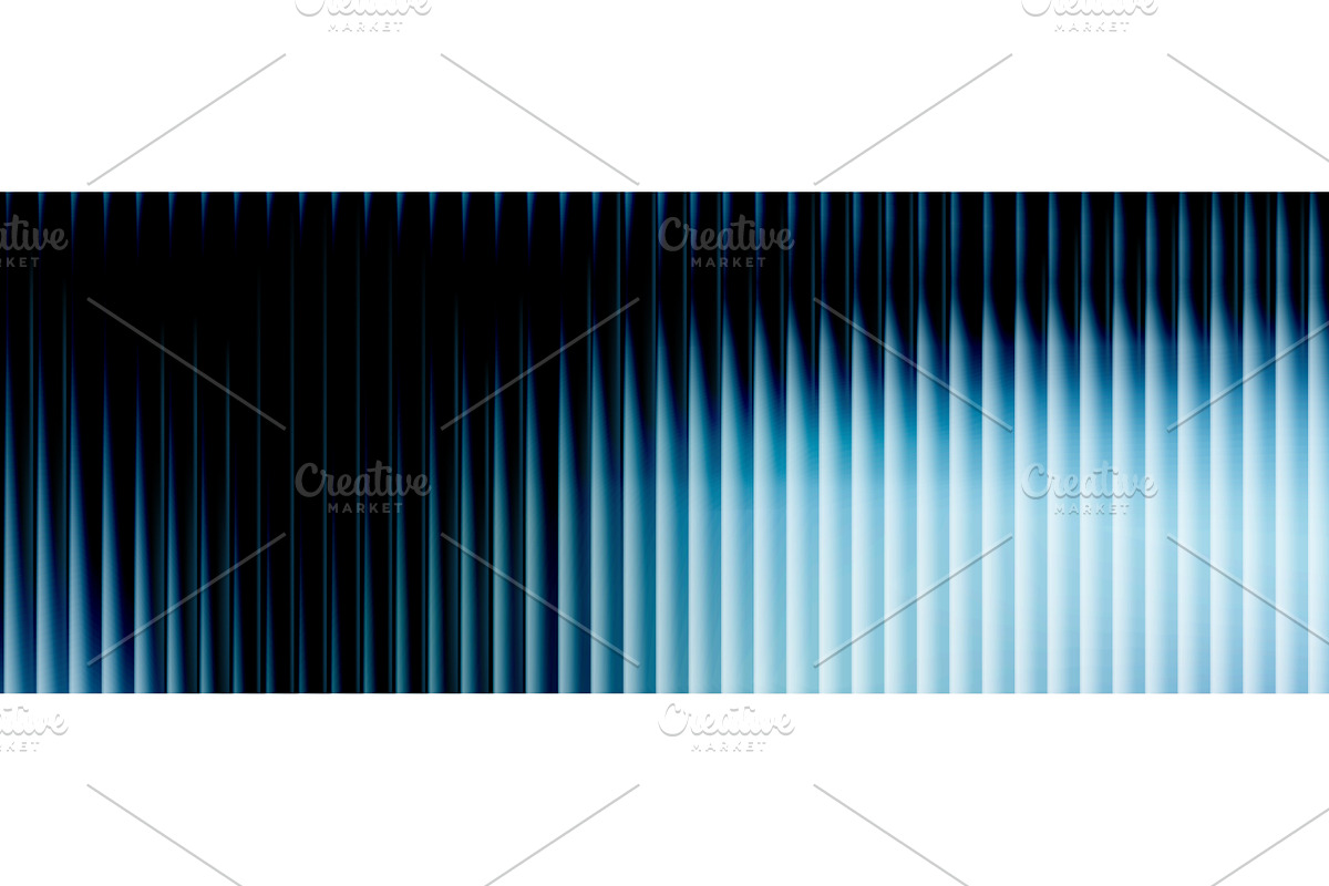 Glass fractal design with neon blue, an Illustration by art PVP - market