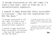 Nouveau Mono | Monospace Font, a Serif Font by Off The Rack © (Thumbnail 8 of 8)