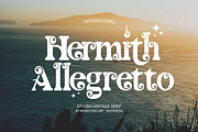 Hermith Allegretto - Classic Style, a Serif Font by Brightone (Thumbnail 1 of 8)