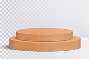 Round wood podium, an Object Illustration by Yayasya (Thumbnail 2 of 3)