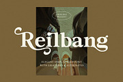 Reilbang - Elegant Display Serif, a Serif Font by Jimoji (Thumbnail 1 of 11)
