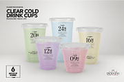 Clear Cold Drink Cups Mockup, a Cups & Container Mockup by INCDesign (Thumbnail 9 of 20)