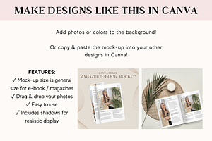 Canva Magazine Mock-ups, US Letter