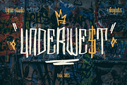 Underwest – Urban Display Font, a Sans Serif Font by K gold studio (Thumbnail 1 of 6)