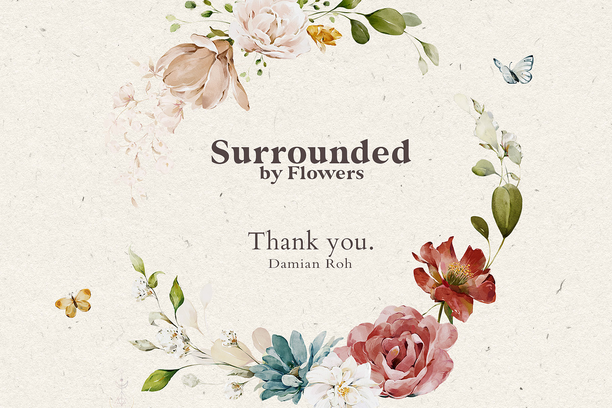 Watercolor Flower Collection, a Decorative Illustration by Damian Roh (Photo 19 of 19)