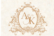 Elegant Ornate Wedding Crest, a Branding & Logo Template by GraphicsByNaeem (Thumbnail 2 of 3)