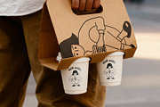 Takeout Coffee Branding Mockup, a Packaging Mockup by ABC Studio (Thumbnail 2 of 2)