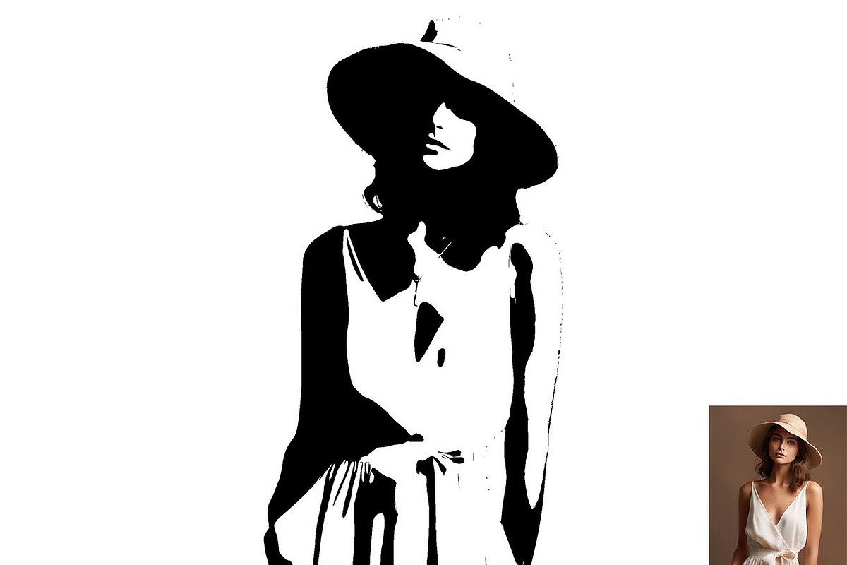 Silhouette Art Effect Photoshop, an Action Add-On by Studio Retouch (Photo 10 of 11)