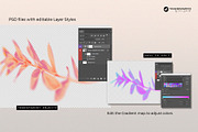 Blurry Florals Abstract Graphics, a Texture Graphic by Youandigraphics (Thumbnail 4 of 12)