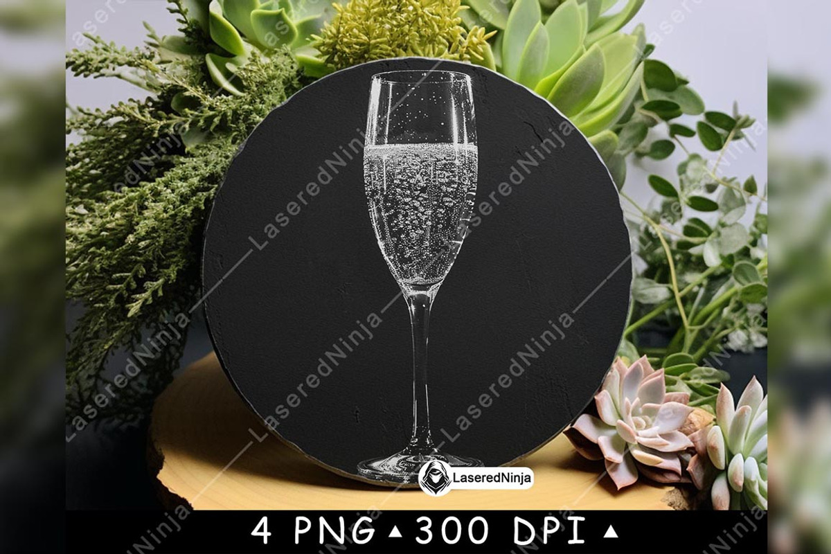 Wine Glass Champagne Luxury Drink, a Background Graphic by LaseredNinja (Photo 4 of 7)