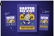 Easter Egg Hunt Flyer - Retro Groovy, a Flyer Template by Neermana (Thumbnail 1 of 4)