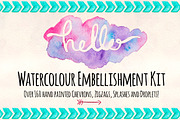 Watercolor Embellishment Kit, a Decorative Illustration by Violet LeBeaux (Thumbnail 2 of 5)