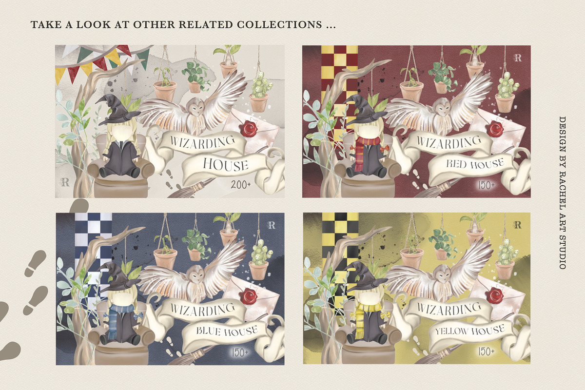 Wizarding Green House in Christmas, an Illustration by Rachel Art Studio (Photo 10 of 10)