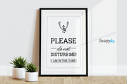 Printable Do Not Disturb Signs, a Templates & Theme by Snapybiz (Thumbnail 2 of 9)