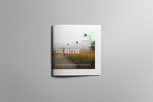 Minimal Square Magazine Template III