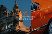 Mamamia Font - Latine & Cyrillic, a Handwritten Font by line & plane (Thumbnail 5 of 10)